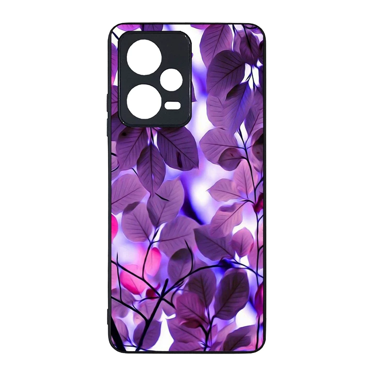کاور گالری وبفر طرح برگ ها مناسب برای گوشی موبایل شیائومی redmi note 12 pro 5g