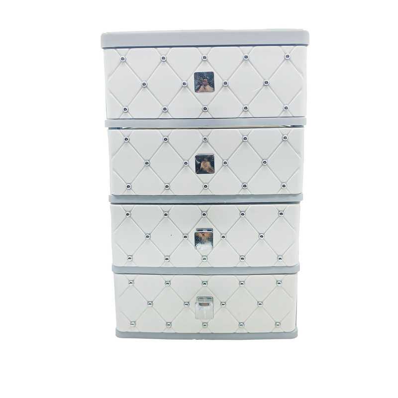 فایل کشویی هوم کت مدل نگین دار 4 کشو