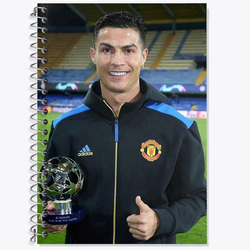 دفتر لغت 50 برگ خندالو مدل کریستیانو رونالدو کد 13923