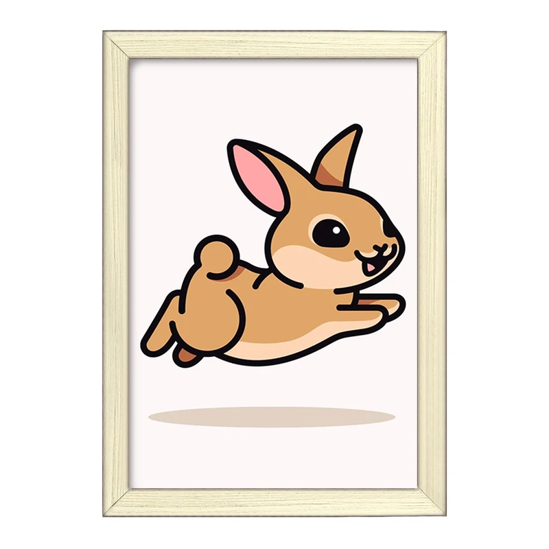 تابلو خندالو طرح حیوانات بامزه خرگوش کد 28184
