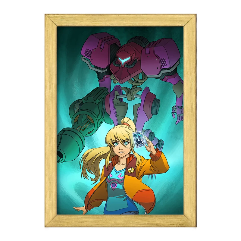 تابلو خندالو طرح بازی متروید (Metroid) کد 35697