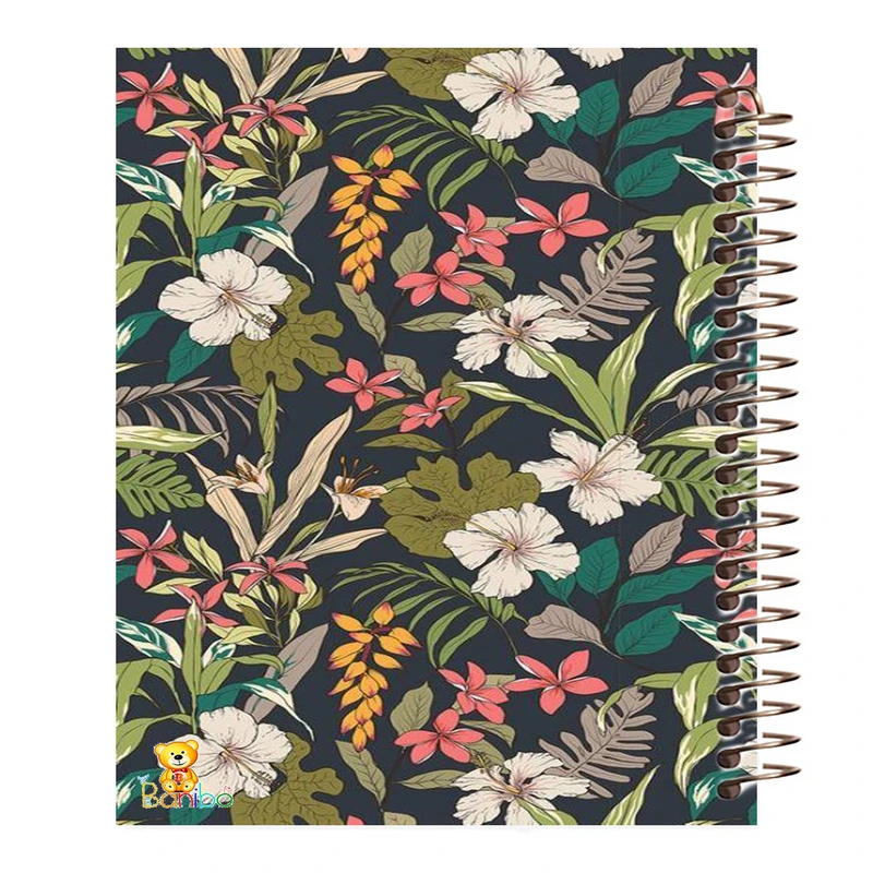 دفتر مشق 100 برگ بانیبو مدل گل کد 104