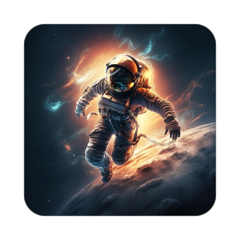 زیر لیوانی کاکتی طرح فضانورد مدل mp46095