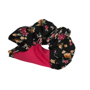 کش مو دخترانه مدل گلدار کد 136