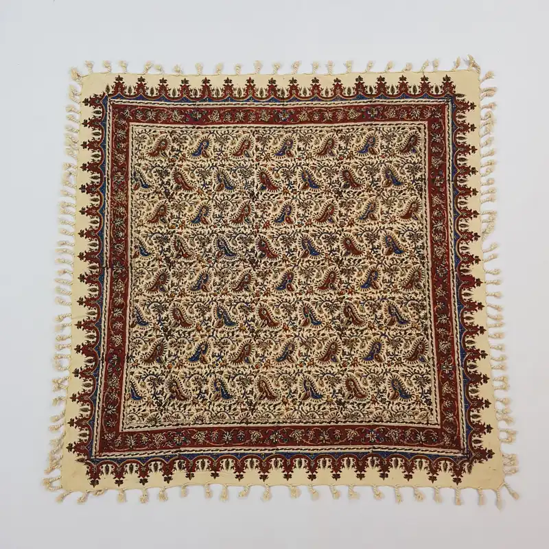 رومیزی قلمکار مدل سلسله ای کد 53