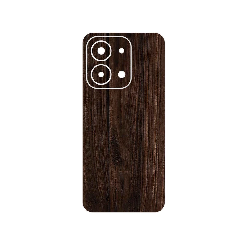 برچسب پوششی ماهوت مدل Dark_Walnut_Wood مناسب برای گوشی موبایل شیائومی Redmi 15C 4G