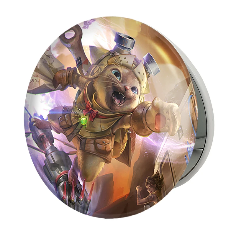 آینه جیبی خندالو طرح بازی شکارچی هیولا (Monster Hunter) مدل تاشو کد 33245