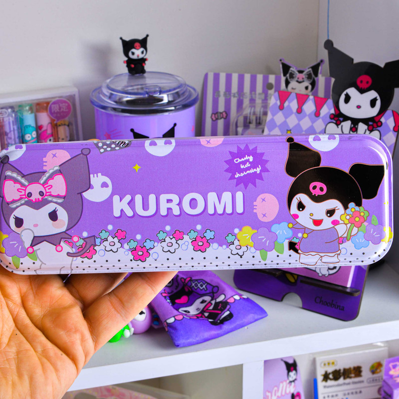 بسته لوازم تحریر مدل کرومی مجموعه 9 عددی