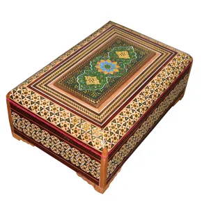 جعبه جواهرات خاتم کاری مدل شوکران کد 1624