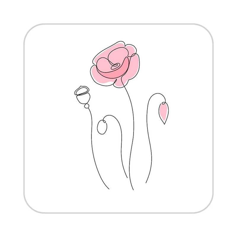 زیر لیوانی کاکتی طرح عاشقانه مدل mp40154