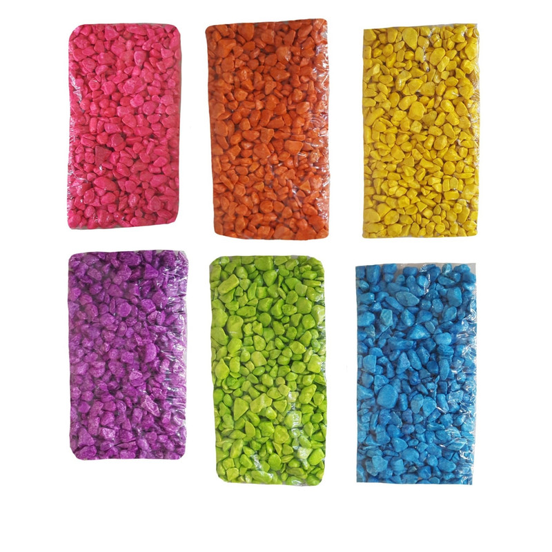 سنگ تزیینی مدل 3s وزن 500 گرم بسته 6 عددی