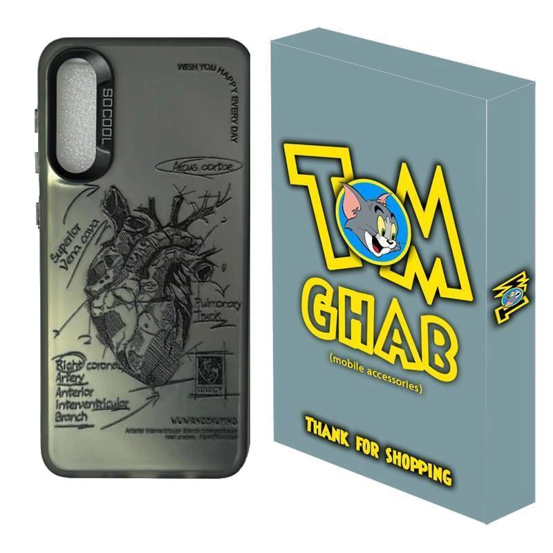 کاور قاب تام مدل قلب مناسب برای گوشی موبایل سامسونگ Galaxy A50