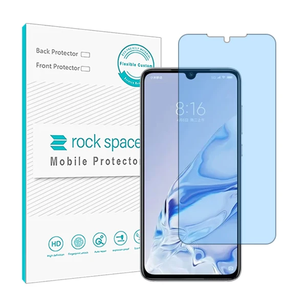 محافظ صفحه نمایش ضد اشعه آبی راک اسپیس مدل HyBLU مناسب برای گوشی موبایل شیائومی Mi 9 Pro 5G