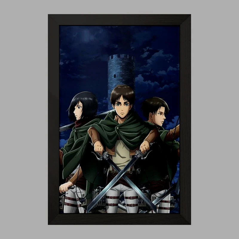 تابلو خندالو مدل انیمه اتک آن تایتان Attack on Titan کد 4841