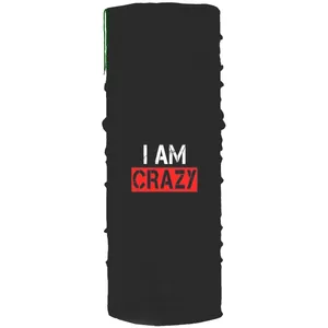 دستمال سر و گردن مدل  i am crazy کد A51