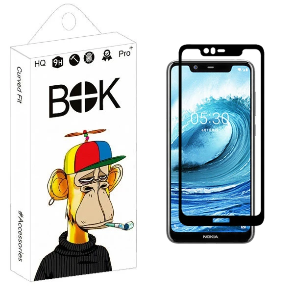 محافظ صفحه نمایش بوک مدل Transparent Full مناسب برای گوشی موبایل نوکیا X5