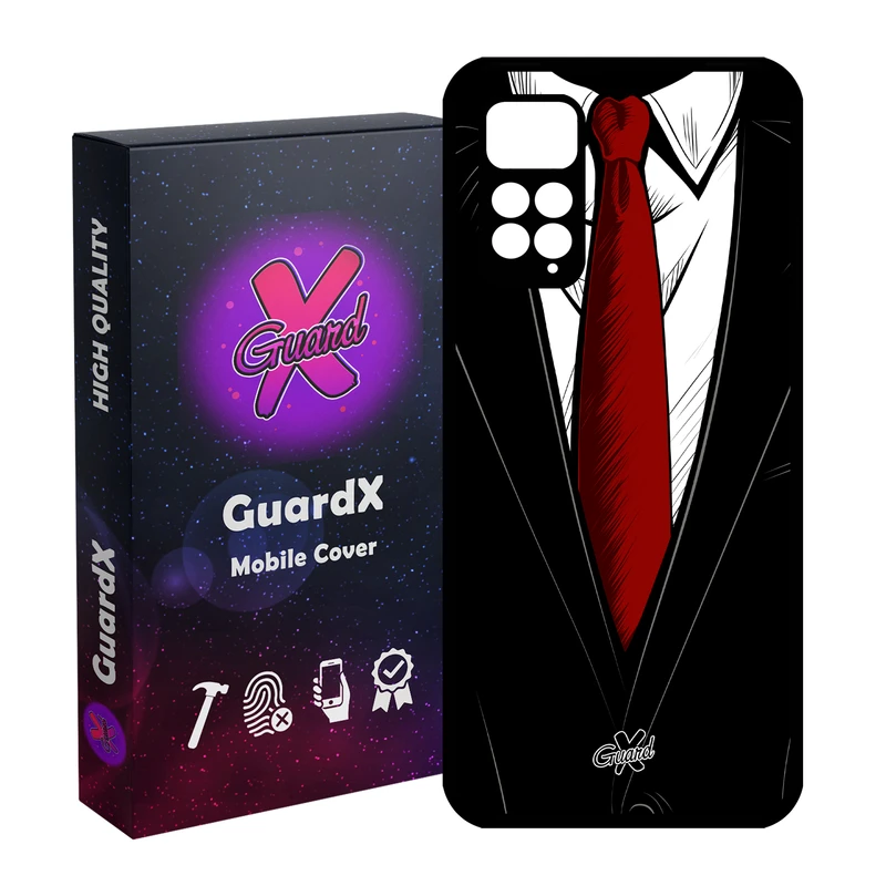 کاور گارد ایکس طرح کروات مدل Glass10209 مناسب برای گوشی موبایل شیائومی Redmi Note 11 Pro 4G/5G
