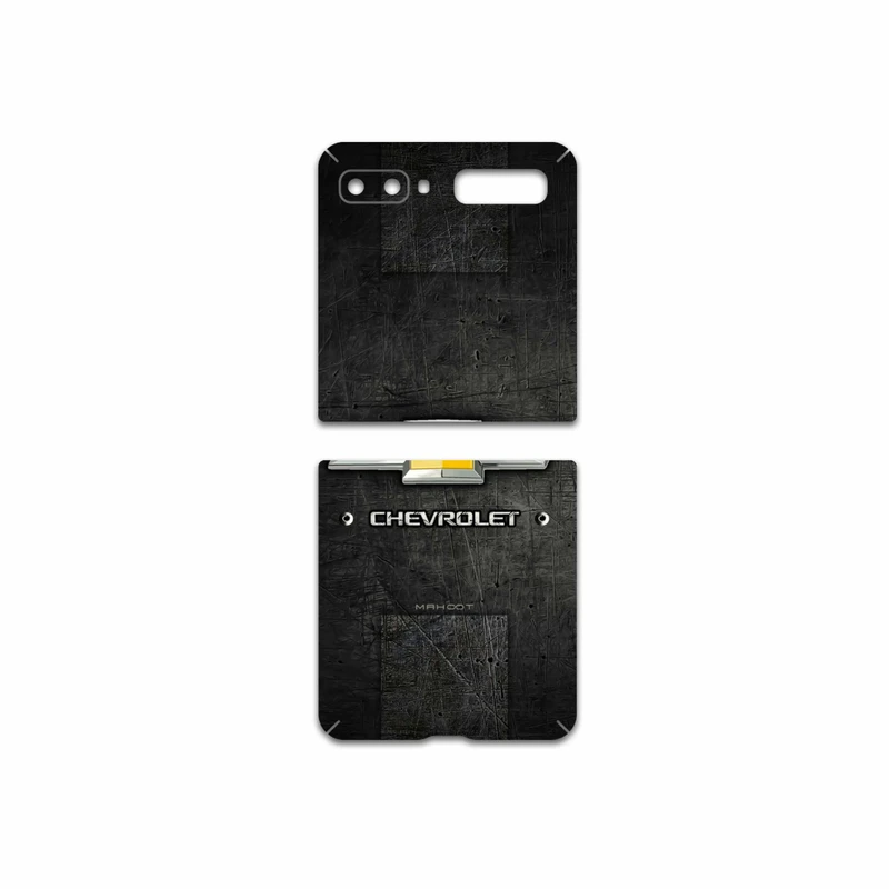 برچسب پوششی ماهوت مدل CHEVROLET-Logo مناسب برای گوشی موبایل سامسونگ Galaxy Z Flip