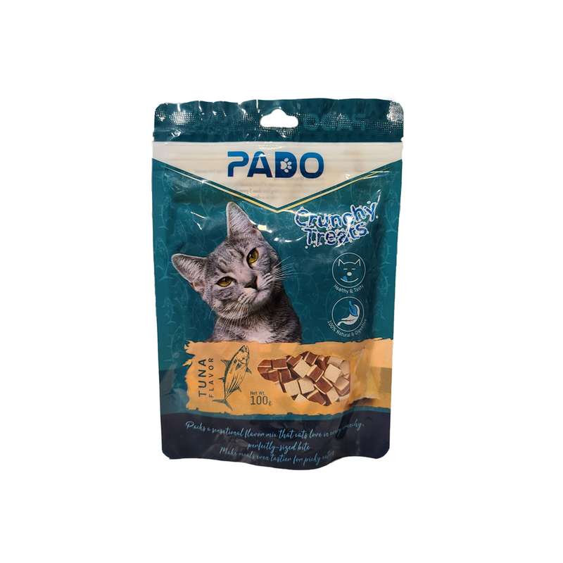 تشویقی گربه پادو مدل ماهی تن وزن 100 گرم