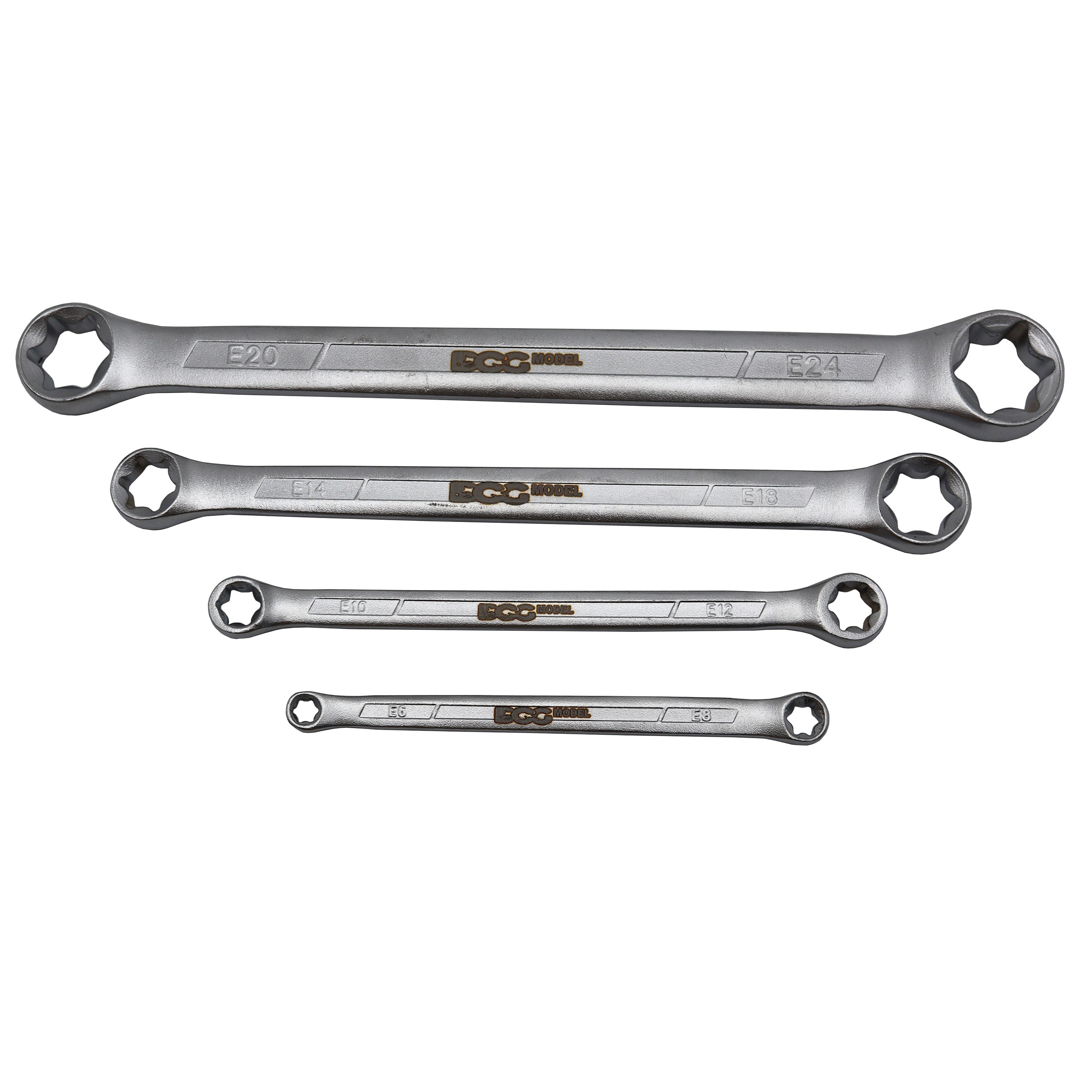 آچار دو سر رینگی مدل داگ کد YP-E06-E24MM مجموعه 4 عددی