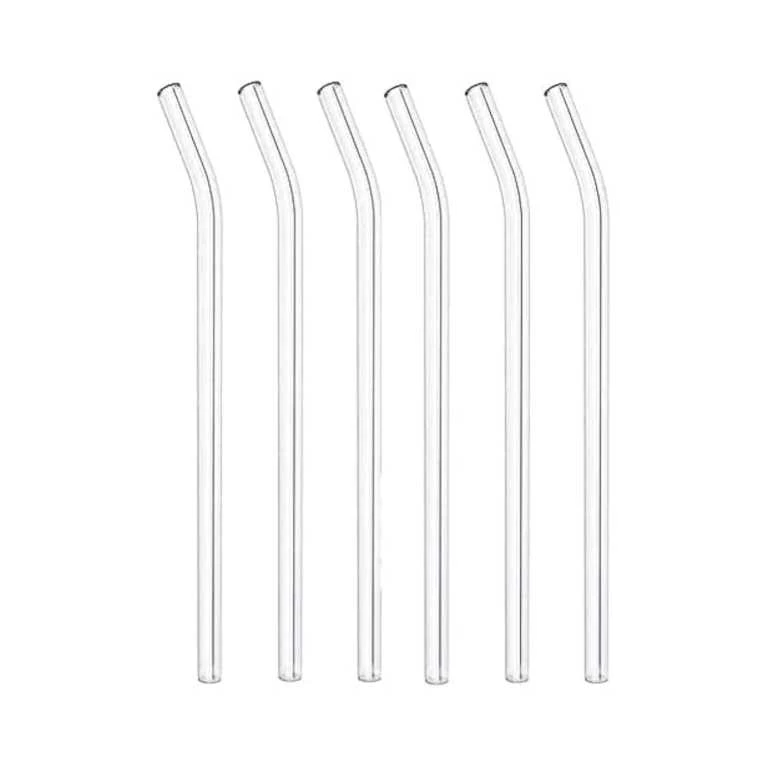 نی نوشیدنی یکبار مصرف مدل نوشیدنی مجموعه 6 عددی به همراه نی شور