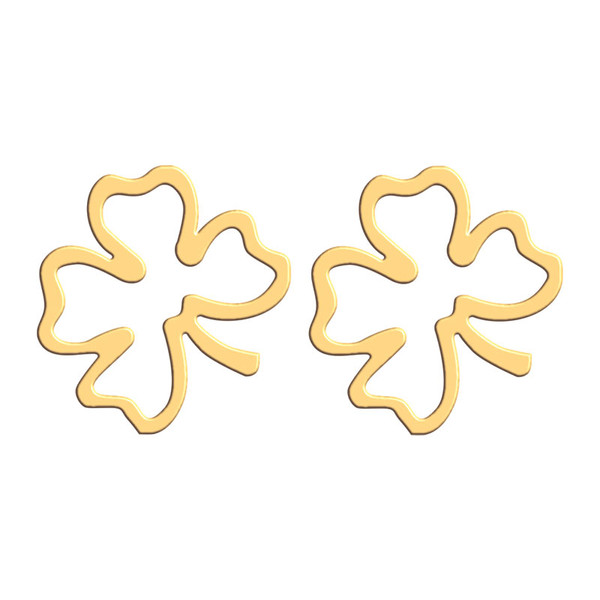 گوشواره طلا 18 عیار زنانه فرشته مدل طرح گل WEL-000213