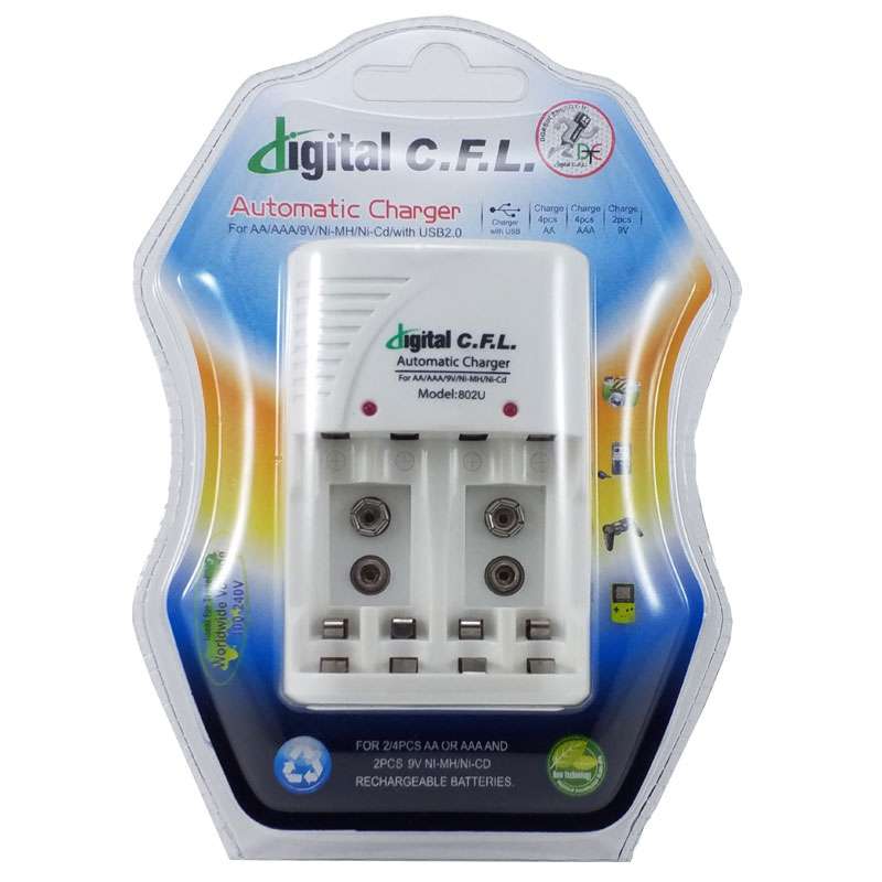 شارژر باتری دیجیتال سی اف ال مدل 802U