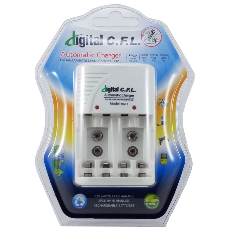 شارژر باتری دیجیتال سی اف ال مدل 802U