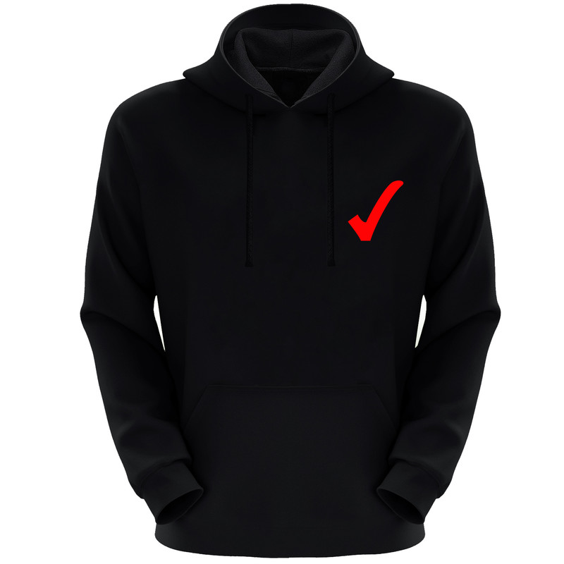 هودی مردانه مدل تیک E1818 رنگ مشکی