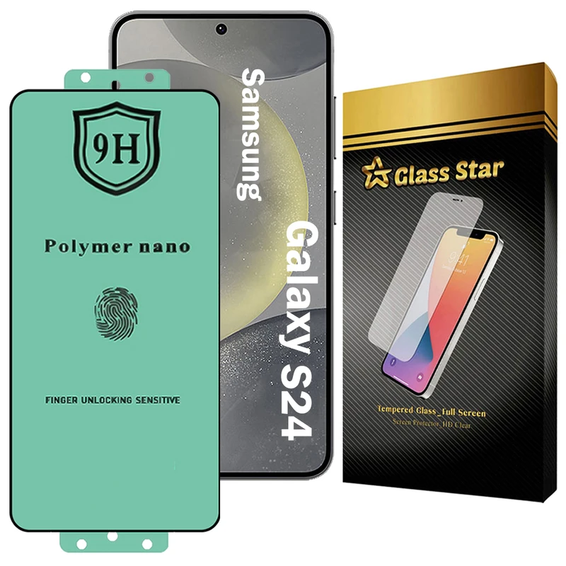 محافظ صفحه نمایش گلس استار مدل POLG مناسب برای گوشی موبایل سامسونگ Galaxy S24