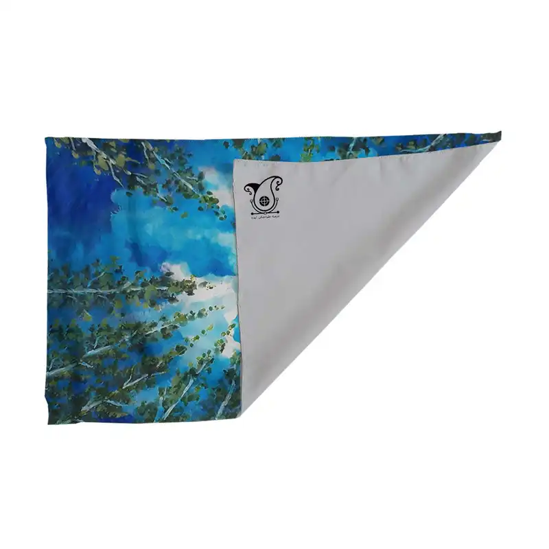 کاغذ کادو ترمه طراحان ایده مدل آسمان جنگل کد mhs015