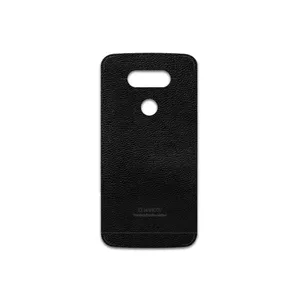 MAHOOT Black-Leather Cover Sticker for LG G5