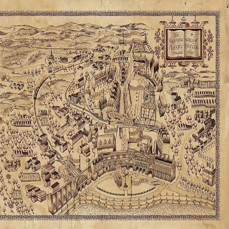 پوستر مدل دنياي هري پاتر