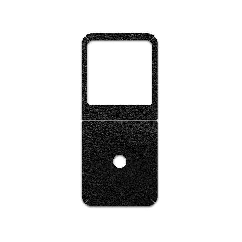 برچسب پوششی ماهوت مدل Black-Leather مناسب برای گوشی موبایل موتورولا Razr 40 Ultra