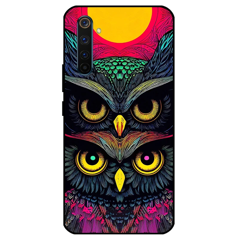 کاور مگافون طرح جغد مدل 1904 مناسب برای گوشی موبایل ریلمی 6 Pro    