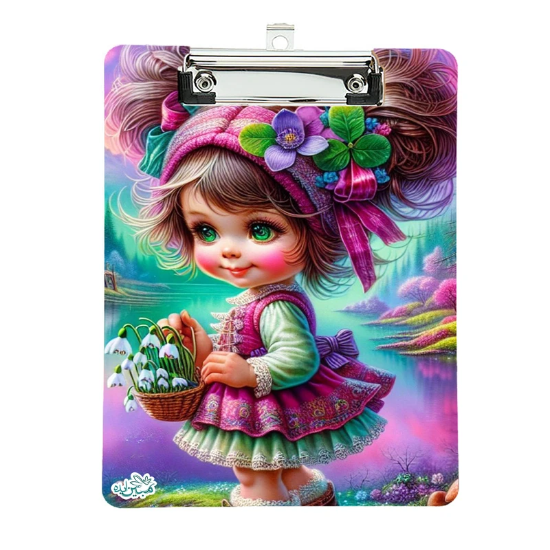  تخته شاسی مبین ایده مدل دختر کد h624 سایز A4