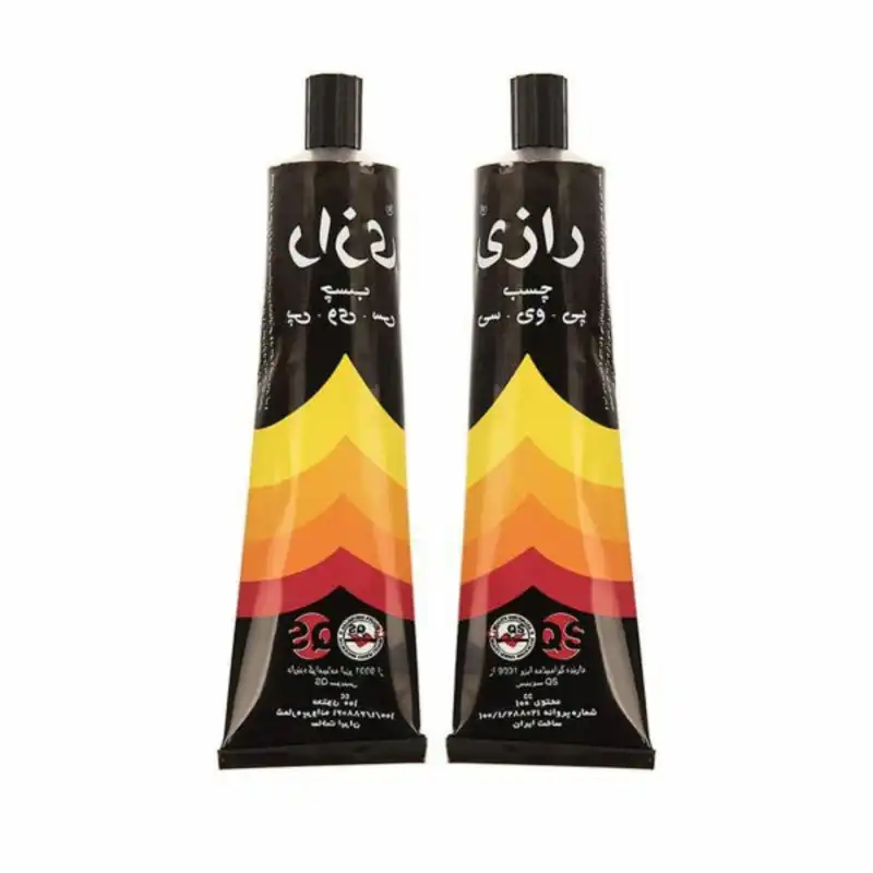 چسب پی وی سی رازی مدل Gl06 حجم 100 میلی لیتر بسته 2 عددی