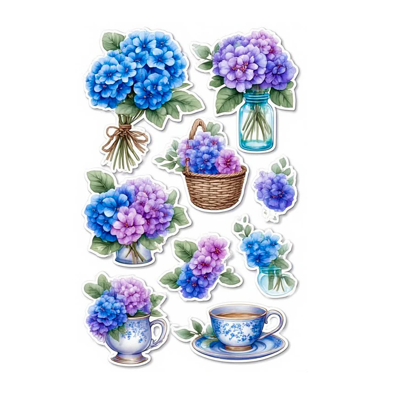 برچسب مدل گل بهاری کد25