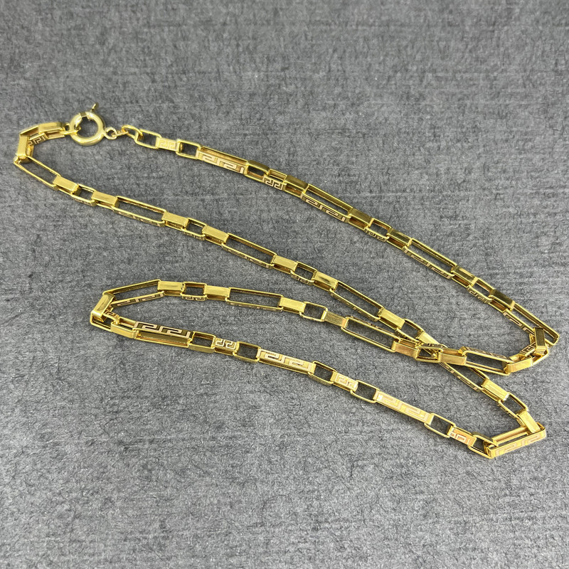 زنجیر ورساچی طلا 18 عیار مردانه دوست خوب مدل DK991