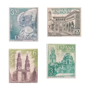 تمبر یادگاری مدل اسپانیا 1969 مجموعه 4 عددی 