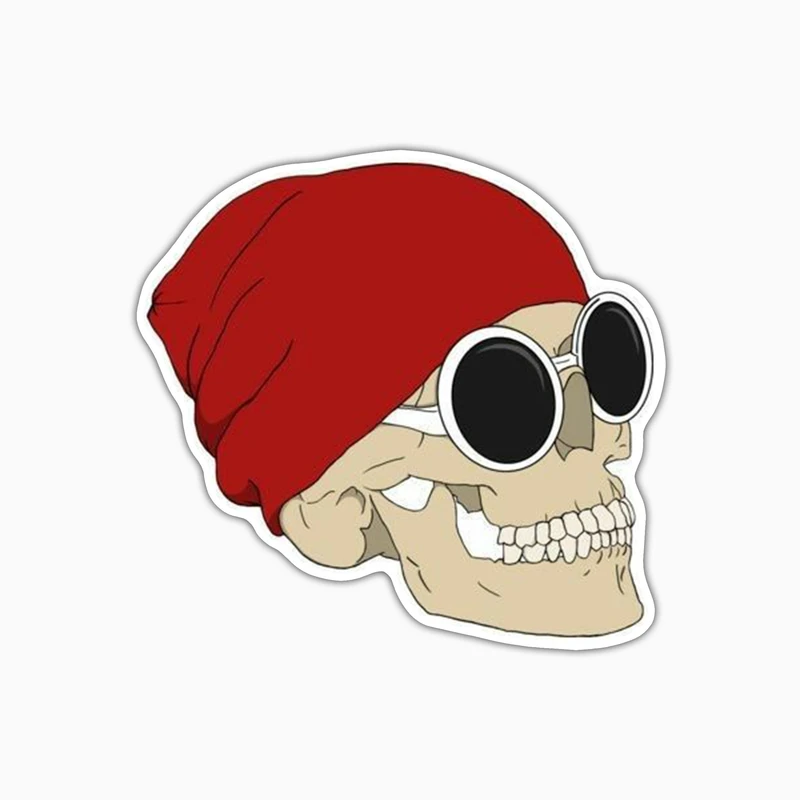 استیکر لپ تاپ و موبایل بووم طرح جمجمه مدل Cool کد UV025