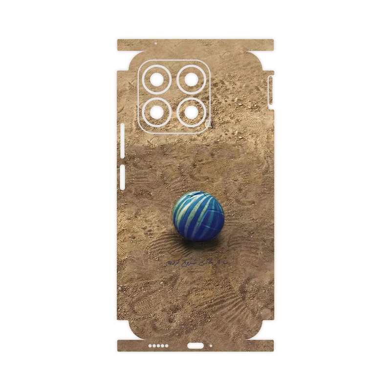 برچسب پوششی ماهوت مدل Ball Nostalgia-FullSkin مناسب برای گوشی موبایل آنر X8b