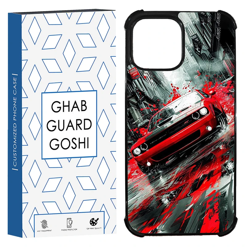 کاور قاب گارد گوشی طرح ماشین کد TPU-091 مناسب برای گوشی موبایل اپل Iphone 13 / 14