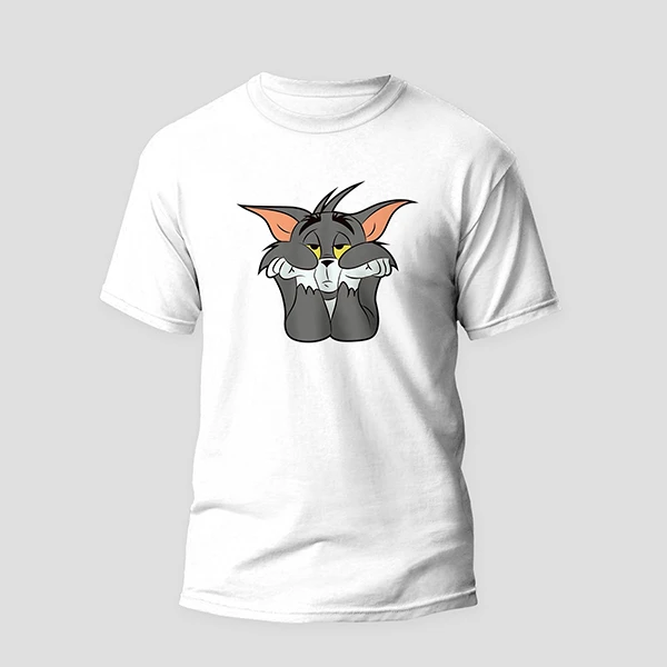 تی شرت آستین کوتاه مردانه مدل تام و جری کد an053