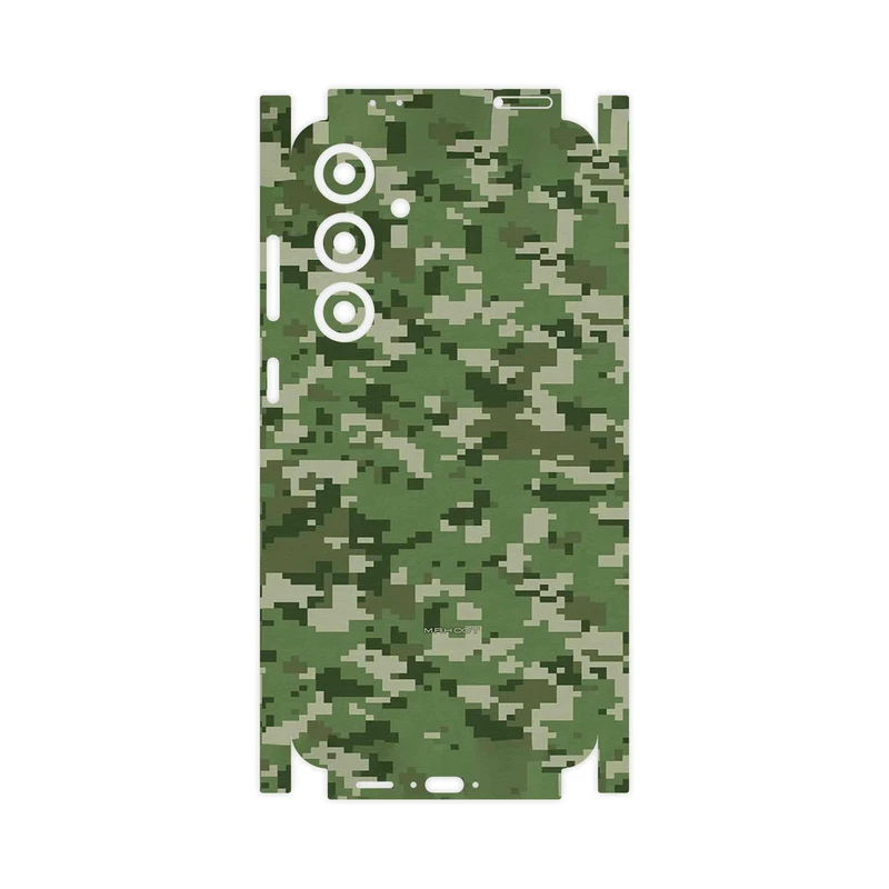 برچسب پوششی ماهوت مدل Army_Green_Pixel-FullSkin مناسب برای گوشی موبایل سامسونگ Galaxy S24 FE
