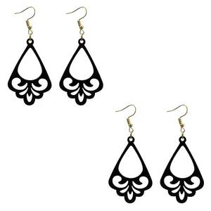 گوشواره زنانه هانستو مدل E2-107 مجموعه 2 عددی