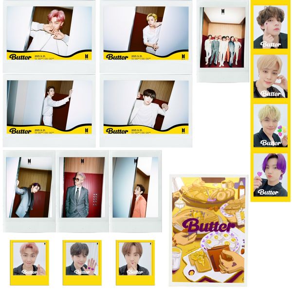 آویز تزیینی طرح بی تی اس مدل bts butter3 مجموعه 13 عددی آویز تزیینی طرح بی تی اس مدل bts butter3 مجموعه 13 عددی