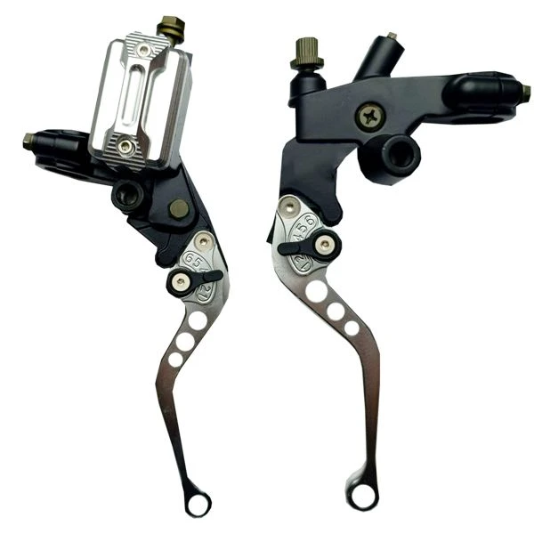 کتی کلاچ و ترمز موتور سیکلت وارون مدل پمپ دار کد B-8-SLVR بسته 2 عددی