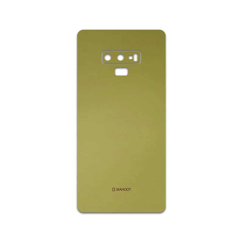 برچسب پوششی ماهوت مدل Matte-Gold مناسب برای گوشی موبایل سامسونگ Galaxy Note 9