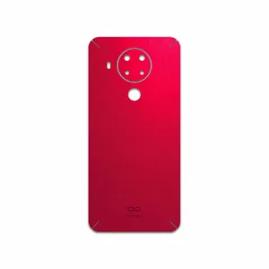 MAHOOT Matte-Warm-Red Cover Sticker for Nokia 5.4